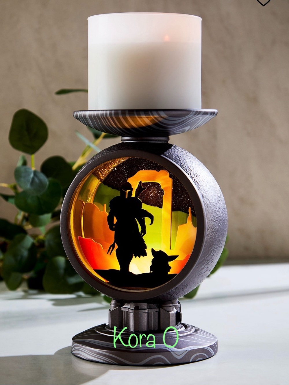 BBW Star Wars Mandalorian & Grogu Candle Holder
